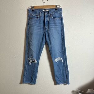levi wedgie straight jeans
